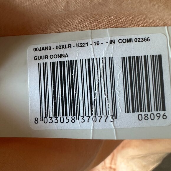 NWT Diesel 100% Linen Vintage Y2K Midi Length Skirt Size 16 Adjustable Side Tie - Picture 8 of 13